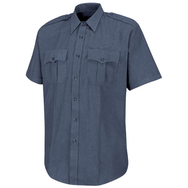 Horace Small Men's Sentry® Short Sleeve Shirt - French Blue Heather