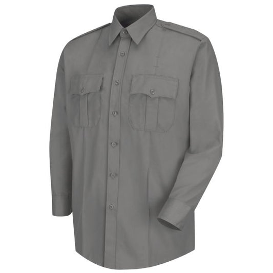 Horace Small Men's Deputy Deluxe Long Sleeve Shirt - Heather Grey