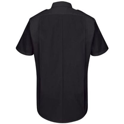 Horace Small Men's New Dimension® Plus Short Sleeve Poplin Shirt -  Dark Navy