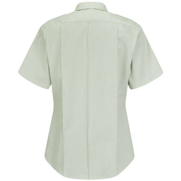 Horace Small Women's New Dimension® Poplin Short Sleeve Shirt - Light Green