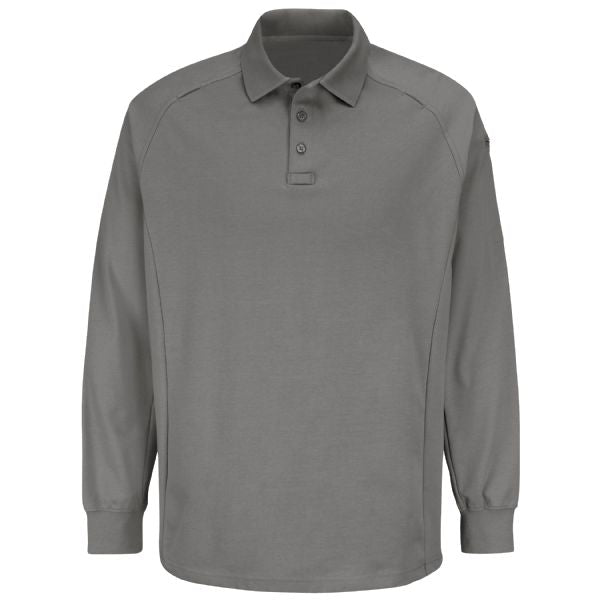 Horace Small New Dimension® Long Sleeve Polo - Grey