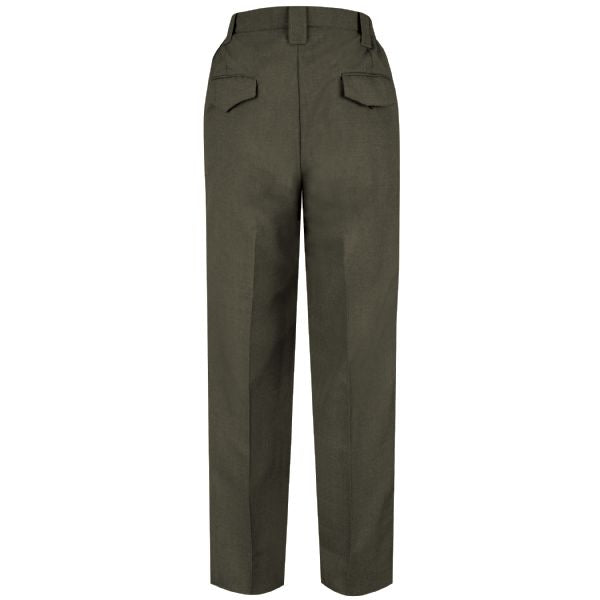 Horace Small Women's Poly/Wool Tropical Dress Trouser - Earth Green