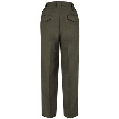 Horace Small Women's Poly/Wool Tropical Dress Trouser - Earth Green