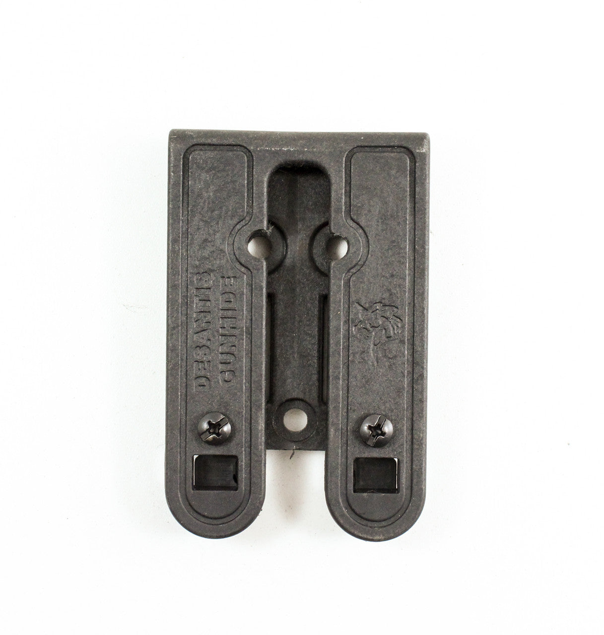 DeSantis GunHide 1 1/2" MOLLE/BELT BACK HANGER, Black With Ambidextrous Fit