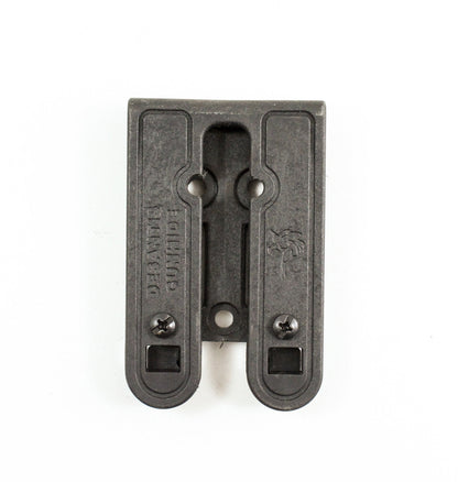 DeSantis GunHide 1 1/2" MOLLE/BELT BACK HANGER, Black With Ambidextrous Fit