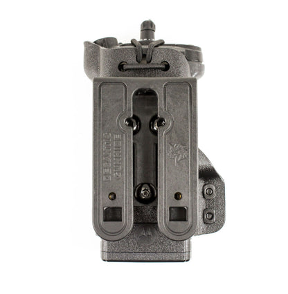 DeSantis GunHide 1 1/2" MOLLE/BELT BACK HANGER, Black With Ambidextrous Fit