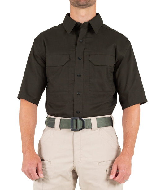 First Tactical Men's V2 Tactical Short Sleeve Shirt - Kodiak Brown
