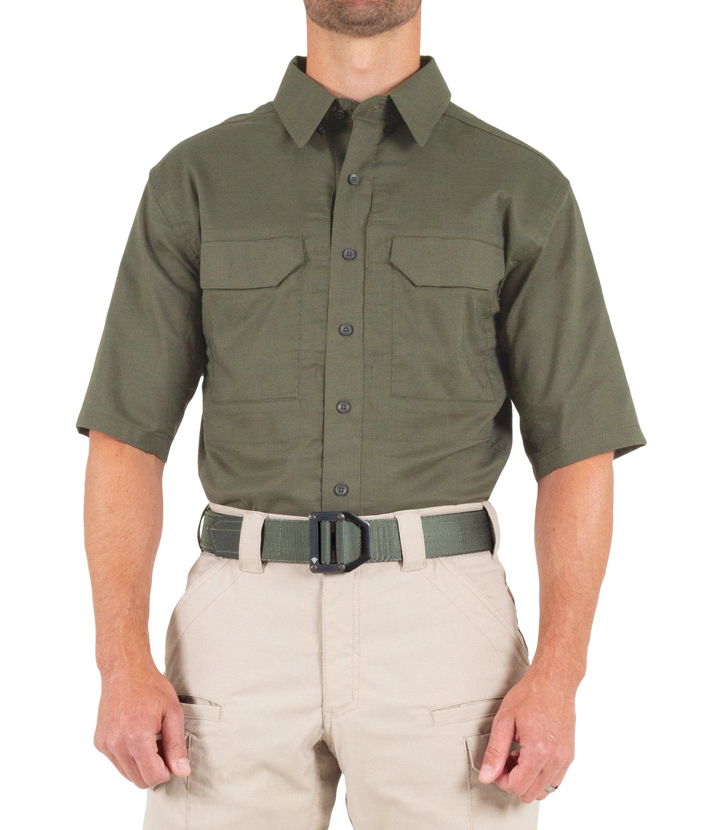 First Tactical Men's V2 Tactical Short Sleeve Shirt - OD Green