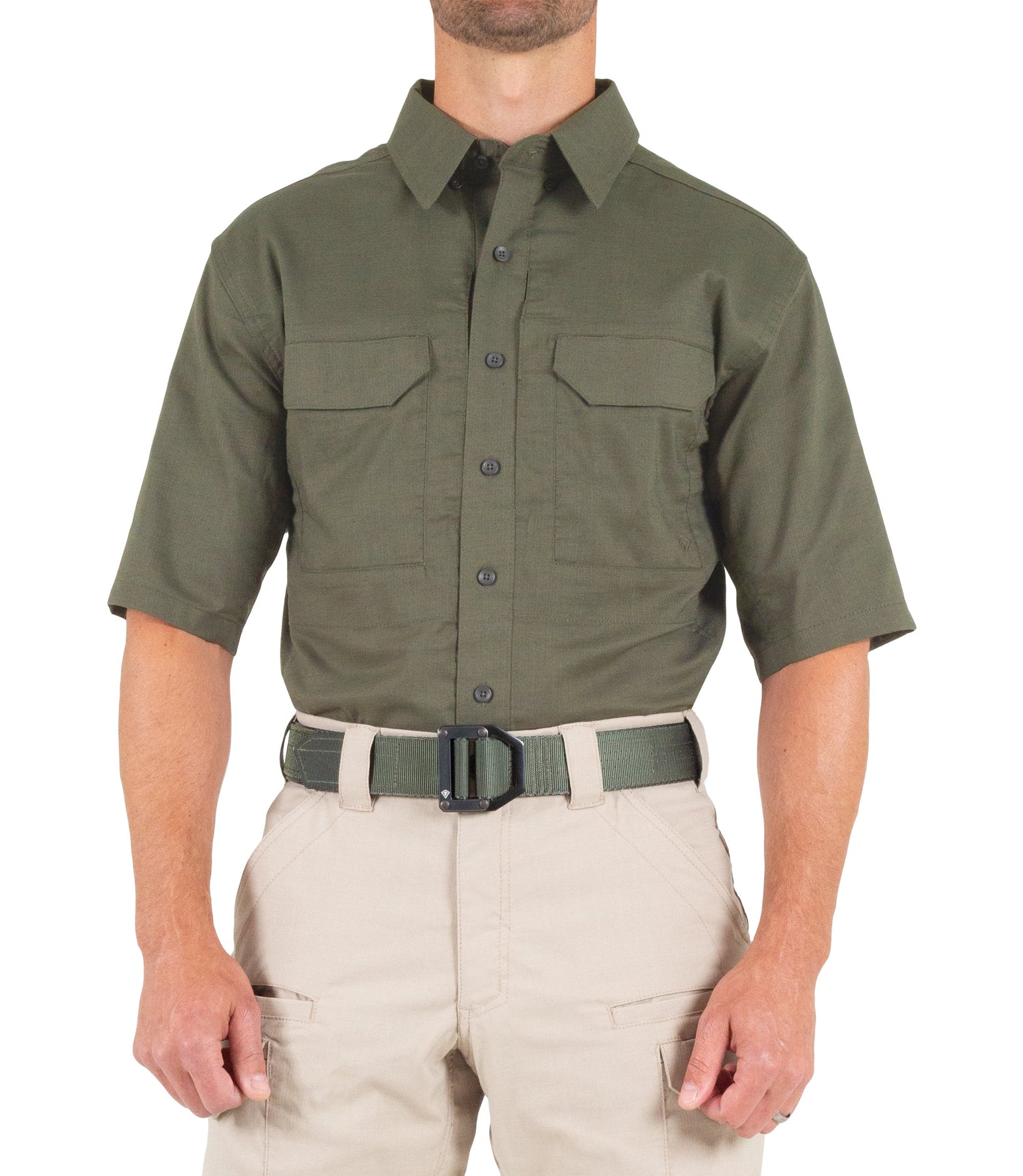First Tactical Men's V2 Tactical Short Sleeve Shirt - OD Green