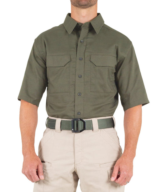 First Tactical Men's V2 Tactical Short Sleeve Shirt - OD Green