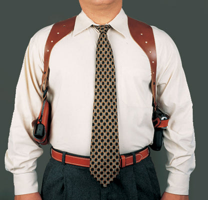 DeSantis GunHide NEW YORK UNDERCOVER(DBL. PCH), Browning, High Power P35, Tan with Right Fit