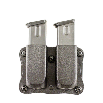 DeSantis GunHide QUANTICO DOUBLE MAG POUCH, Beretta Make, Black with Ambidextrous Fit