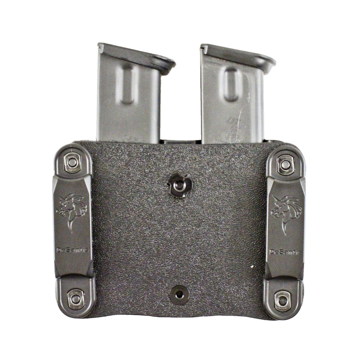 DeSantis GunHide QUANTICO DOUBLE MAG POUCH, Beretta Make, Black with Ambidextrous Fit
