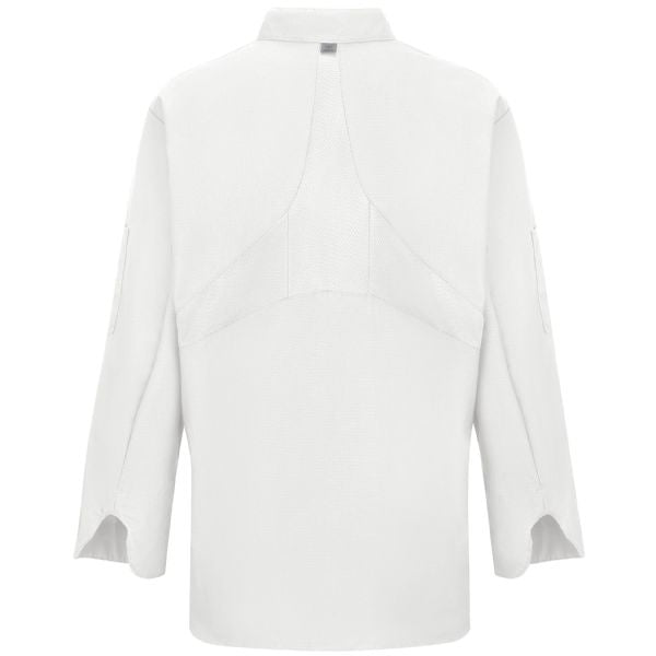 Red Kap Women's Chef Coat with OilBlok + MIMIX®