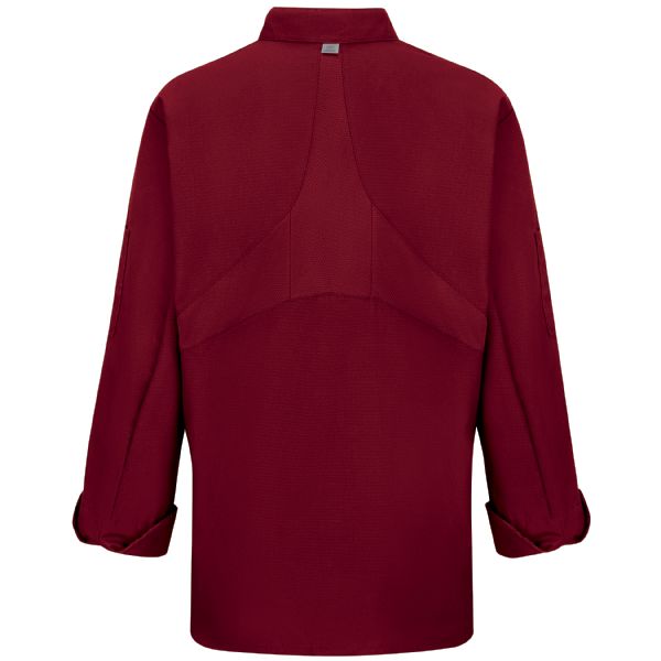 Red Kap Women's Chef Coat with OilBlok + MIMIX®