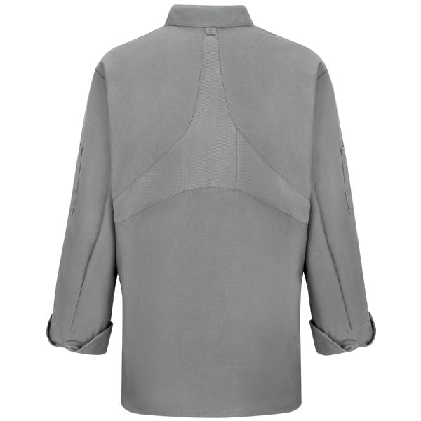 Red Kap Women's Chef Coat with OilBlok + MIMIX®
