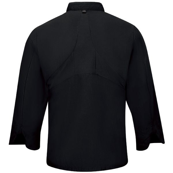 Red Kap Men's Chef Coat with OilBlok + MIMIX®