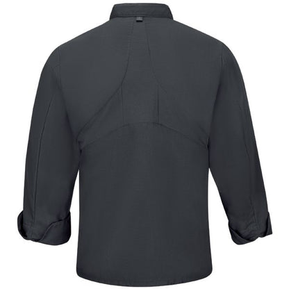 Red Kap Men's Chef Coat with OilBlok + MIMIX®