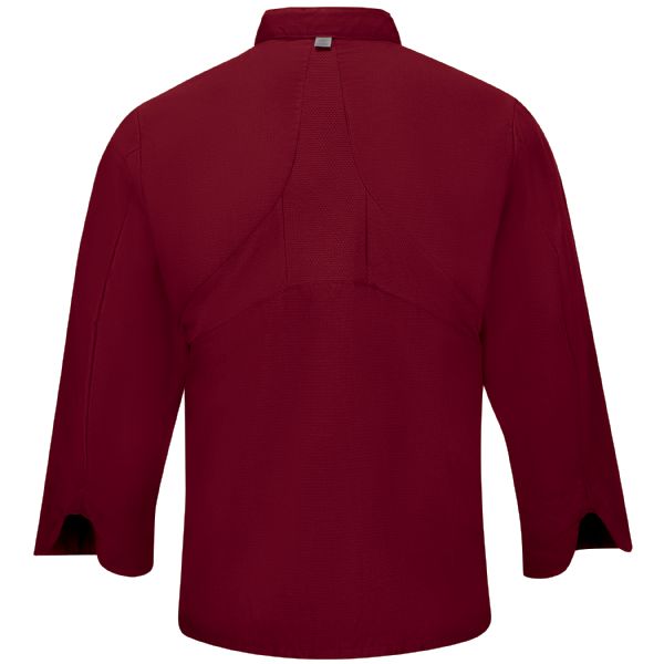 Red Kap Men's Chef Coat with OilBlok + MIMIX®