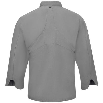 Red Kap Men's Chef Coat with OilBlok + MIMIX®