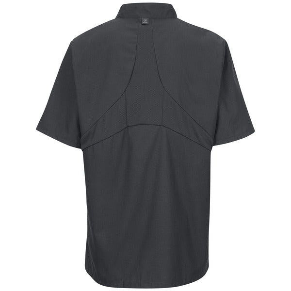 Red Kap Women's Short Sleeve Chef Coat with OilBlok + MIMIX®