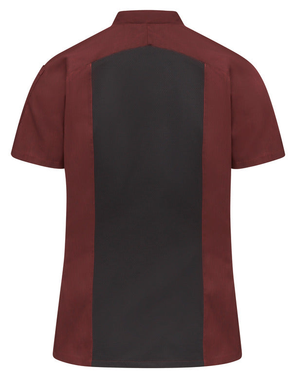 Red Kap Women's Airflow Raglan Chef Coat with OilBlok