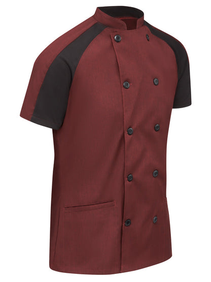 Red Kap Women's Airflow Raglan Chef Coat with OilBlok