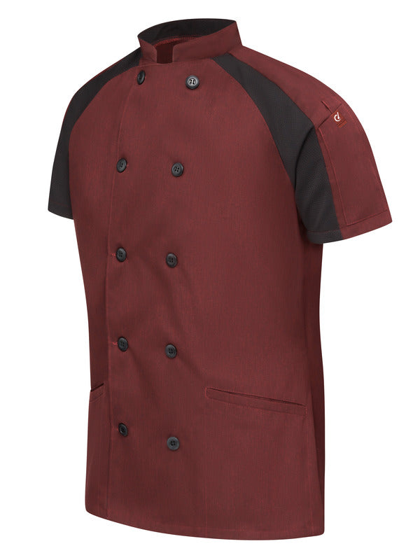 Red Kap Women's Airflow Raglan Chef Coat with OilBlok