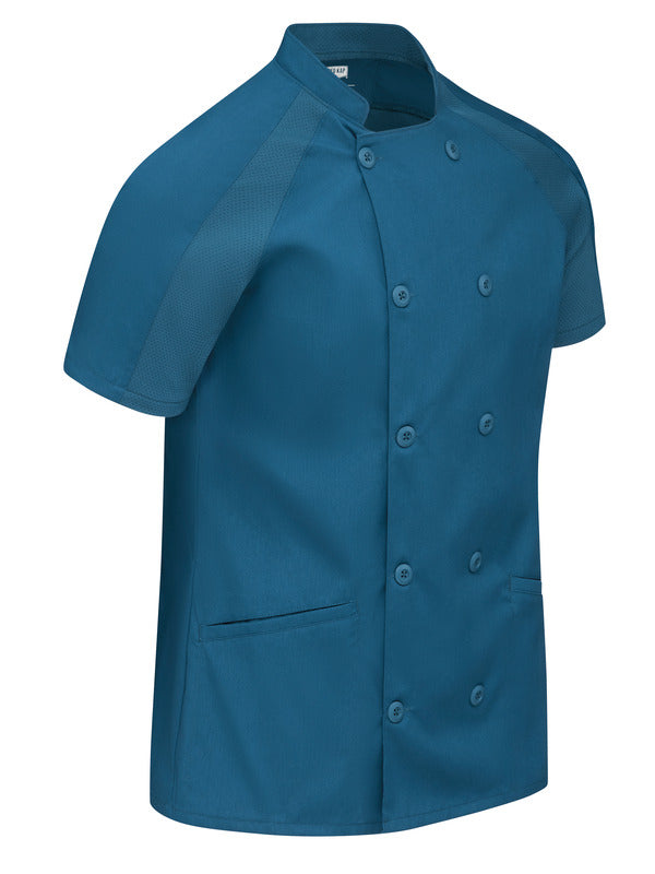 Red Kap Women's Airflow Raglan Chef Coat with OilBlok