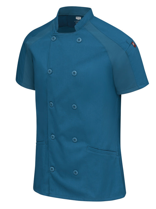 Red Kap Women's Airflow Raglan Chef Coat with OilBlok
