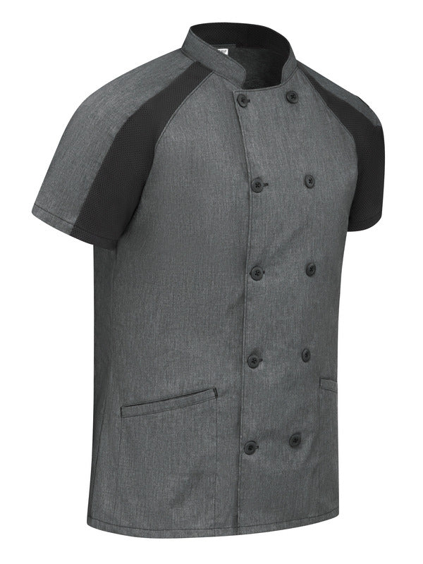 Red Kap Women's Airflow Raglan Chef Coat with OilBlok