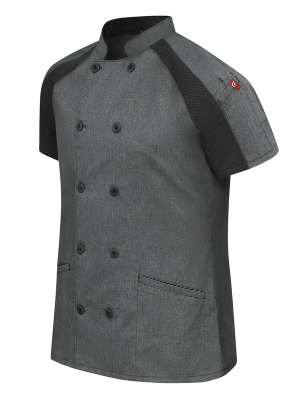 Red Kap Women's Airflow Raglan Chef Coat with OilBlok
