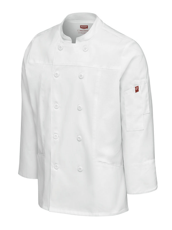 Red Kap Women's Deluxe Airflow Chef Coat