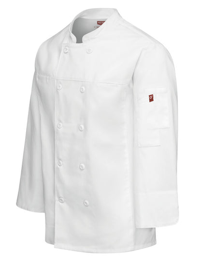 Red Kap Men's Deluxe Airflow Chef Coat
