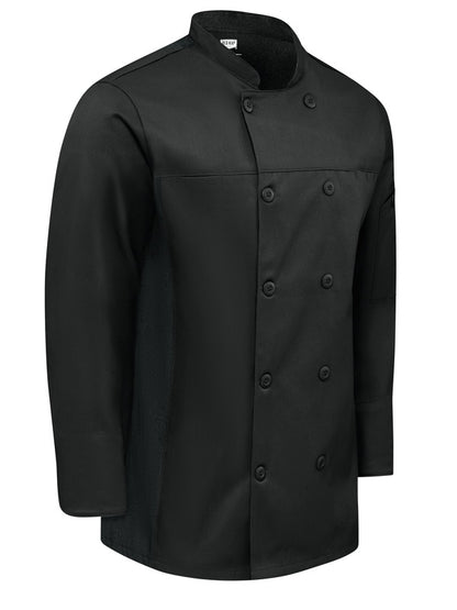 Red Kap Men's Deluxe Airflow Chef Coat