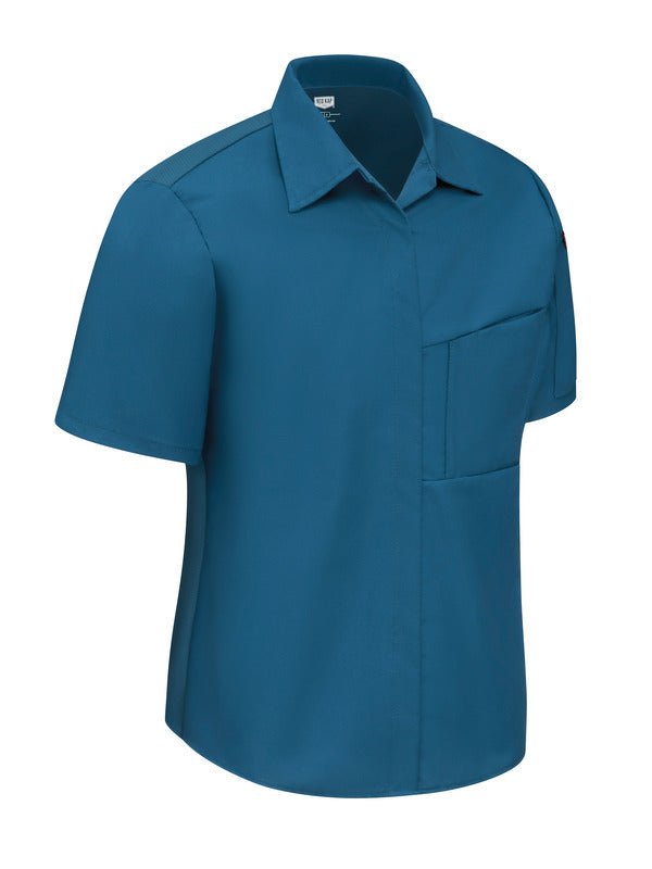 Red Kap Women's Airflow Cook Shirt with OilBlok