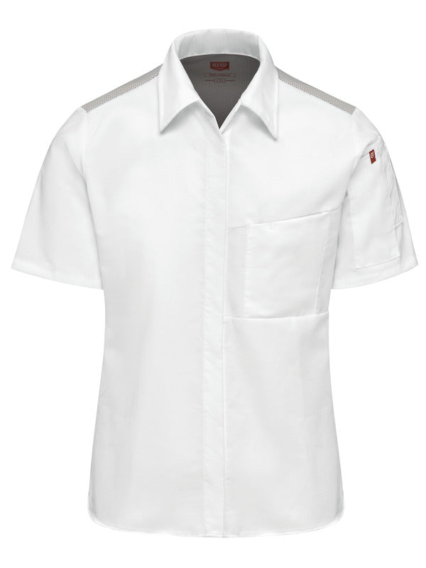 Red Kap Women's Airflow Cook Shirt with OilBlok