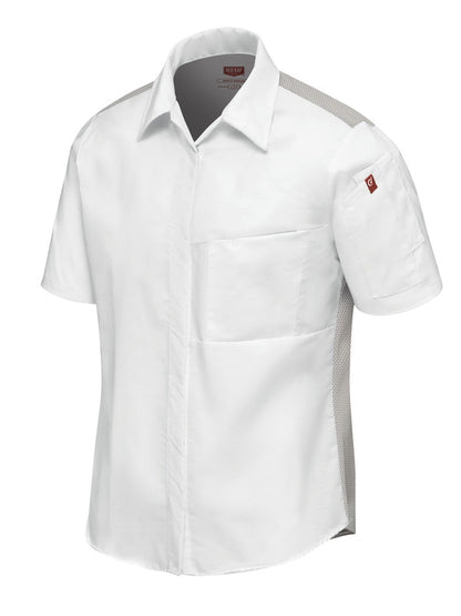 Red Kap Women's Airflow Cook Shirt with OilBlok