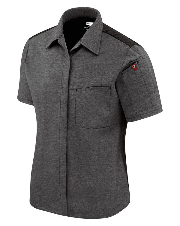 Red Kap Women's Airflow Cook Shirt with OilBlok
