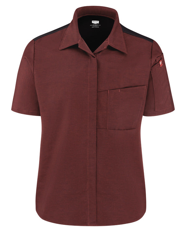 Red Kap Women's Airflow Cook Shirt with OilBlok