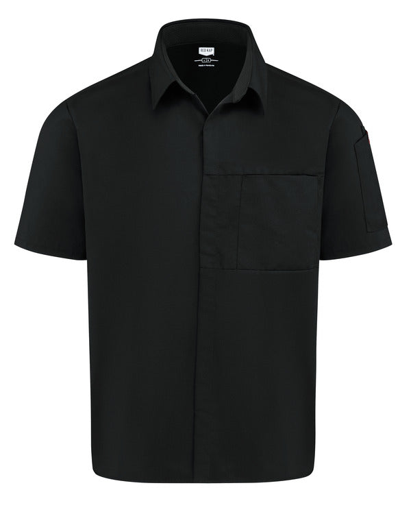 Red Kap Men's Airflow Cook Shirt with OilBlok