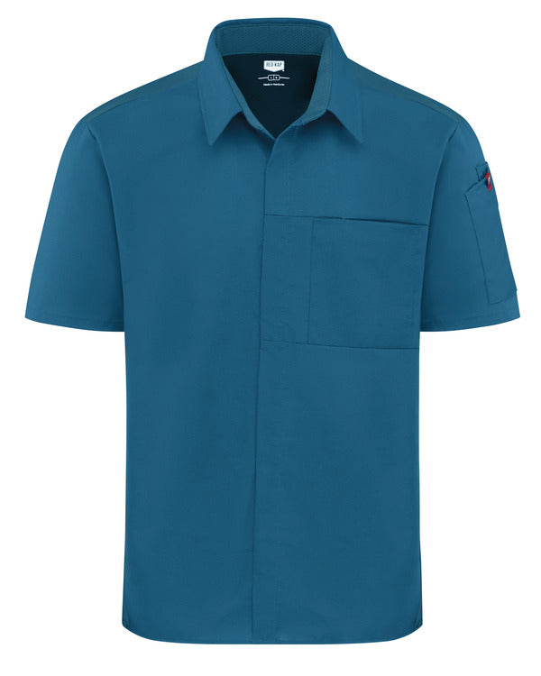 Red Kap Men's Airflow Cook Shirt with OilBlok