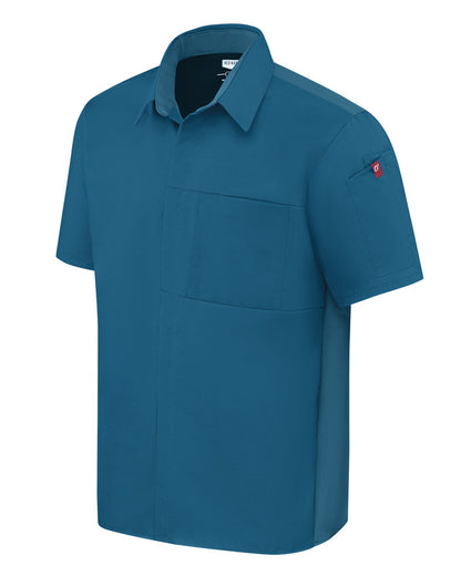 Red Kap Men's Airflow Cook Shirt with OilBlok