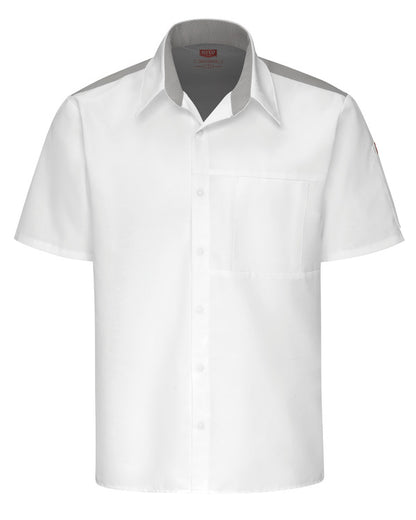 Red Kap Men's Airflow Cook Shirt with OilBlok