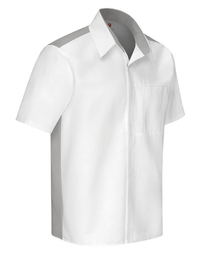 Red Kap Men's Airflow Cook Shirt with OilBlok