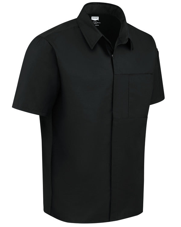 Red Kap Men's Airflow Cook Shirt with OilBlok