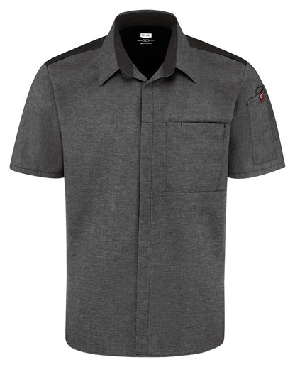 Red Kap Men's Airflow Cook Shirt with OilBlok