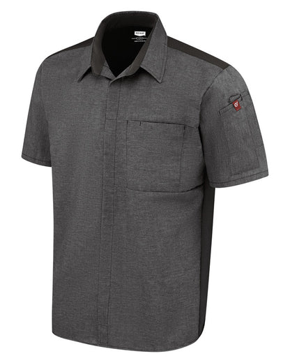 Red Kap Men's Airflow Cook Shirt with OilBlok