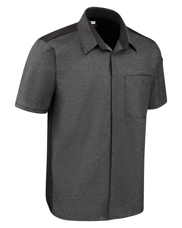 Red Kap Men's Airflow Cook Shirt with OilBlok