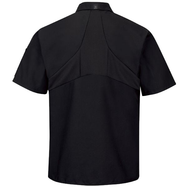 Red Kap Men's Short Sleeve Cook Shirt with OilBlok + MIMIX®